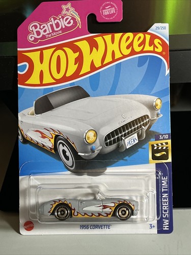 ミニカー Hot Wheels 1956 Corvette HW Screen Time Hot Wheels 1956 Chevy Chevrolet Corvette Die-Cast Car HW