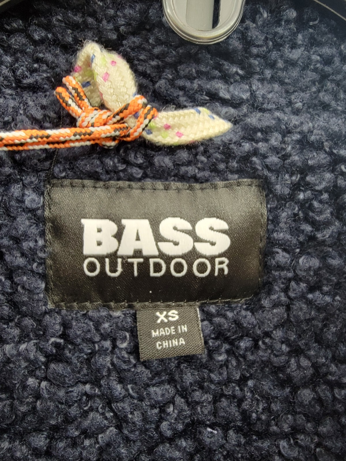 Bass Outdoor Quilted-Trim Zip Bomber Jacket Women's XS Heron - Multi Cozy Fleece - Picture 13 of 17
