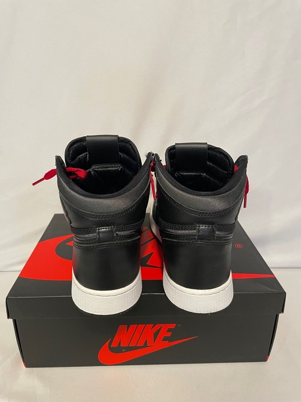 Nike Air Jordan 1 Retro High OG GS Black Satin Gym Red