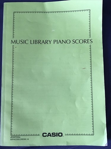 楽譜 CASIO - Music Library Piano Scores JESGFDISw $_12.JPG?set_id=880000500F