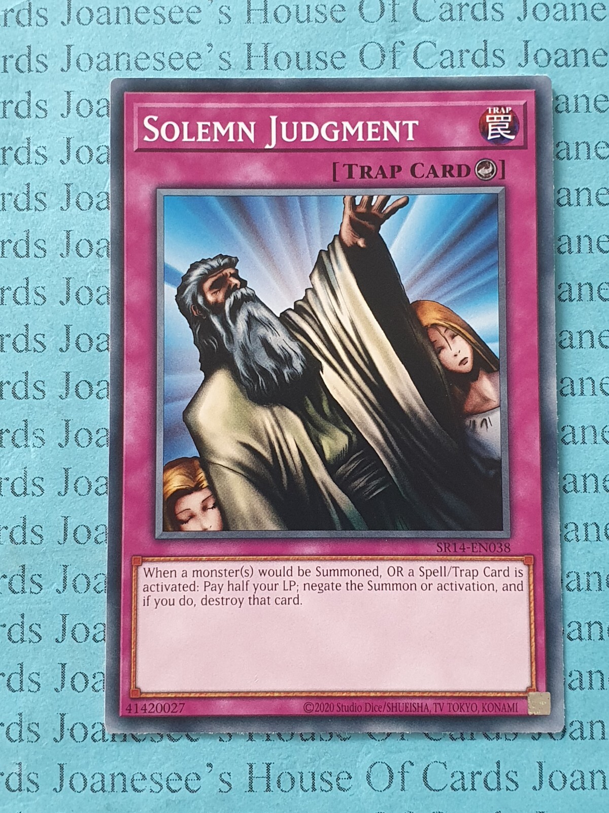 遊戯王カード外国語版　SOLEMN JUDGMENT 遊戯王カード外国語版 SOLEMN JUDGMENT Solemn Judgment [1st