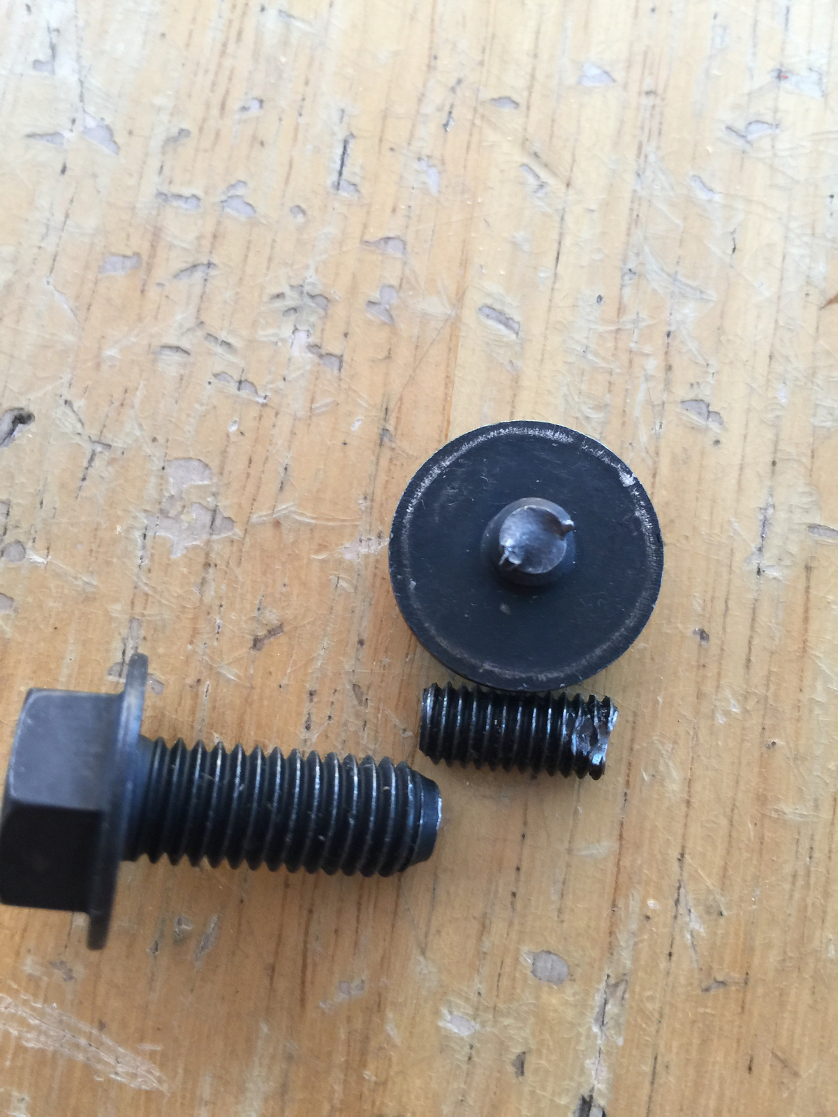 (2) Dewalt OEM 14534401 N436564 Miter Saw Blade Bolts M8 Left Hand