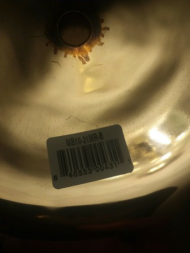 Meinl 21 Inch MB10 Ride Cymbal Big Bell Medium Weight Nice Pre-owned Germany