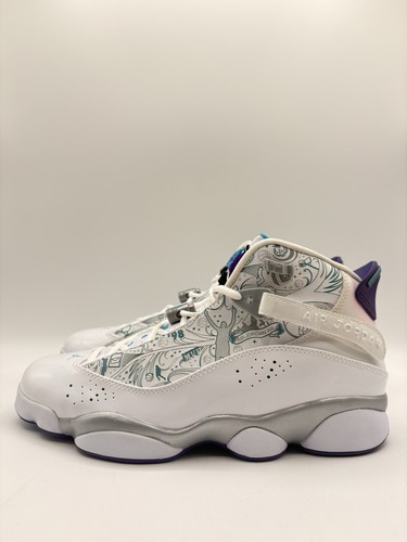 Nike Men's Jordan 6 Rings Utah Size 10 White Purple Silver