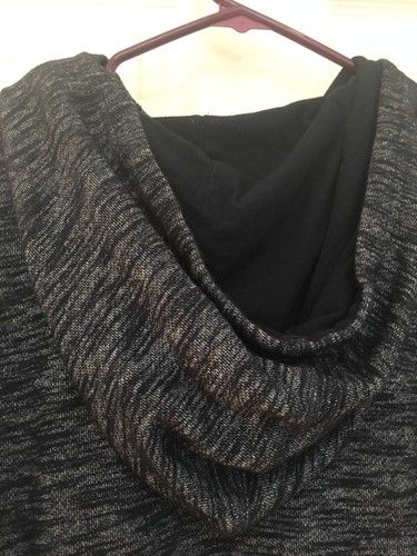 Parish Nation  XL Black Hoodie Health Wealth Wisdom Sweatshirt  Black and Gray