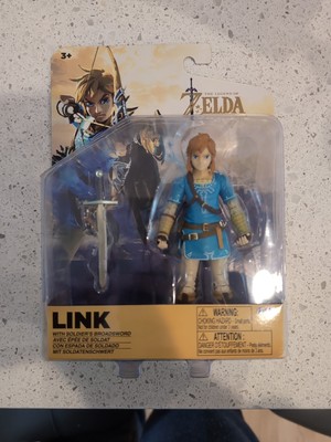 Link 4  Figure - World of Nintendo (Zelda Breath of the Wild Series) - New