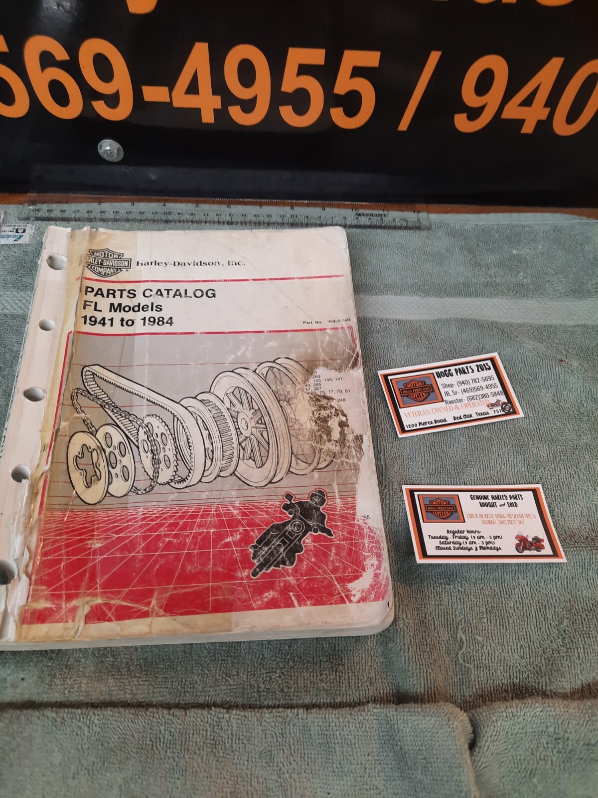 Harley-Davidson FLモデル部品カタログ 1941-1984