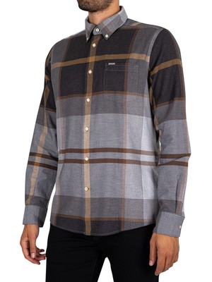 

Мужская рубашка Barbour Dunoon Tailored, серая, Grey, MSH4980TN86