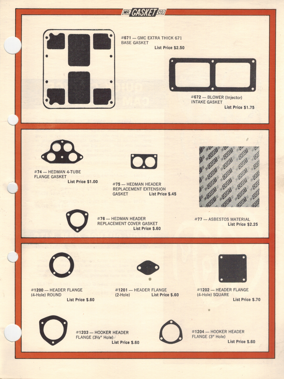 Mr Gasket 1968 High Performance Accessories Catalog PDF File USB Flash Drive