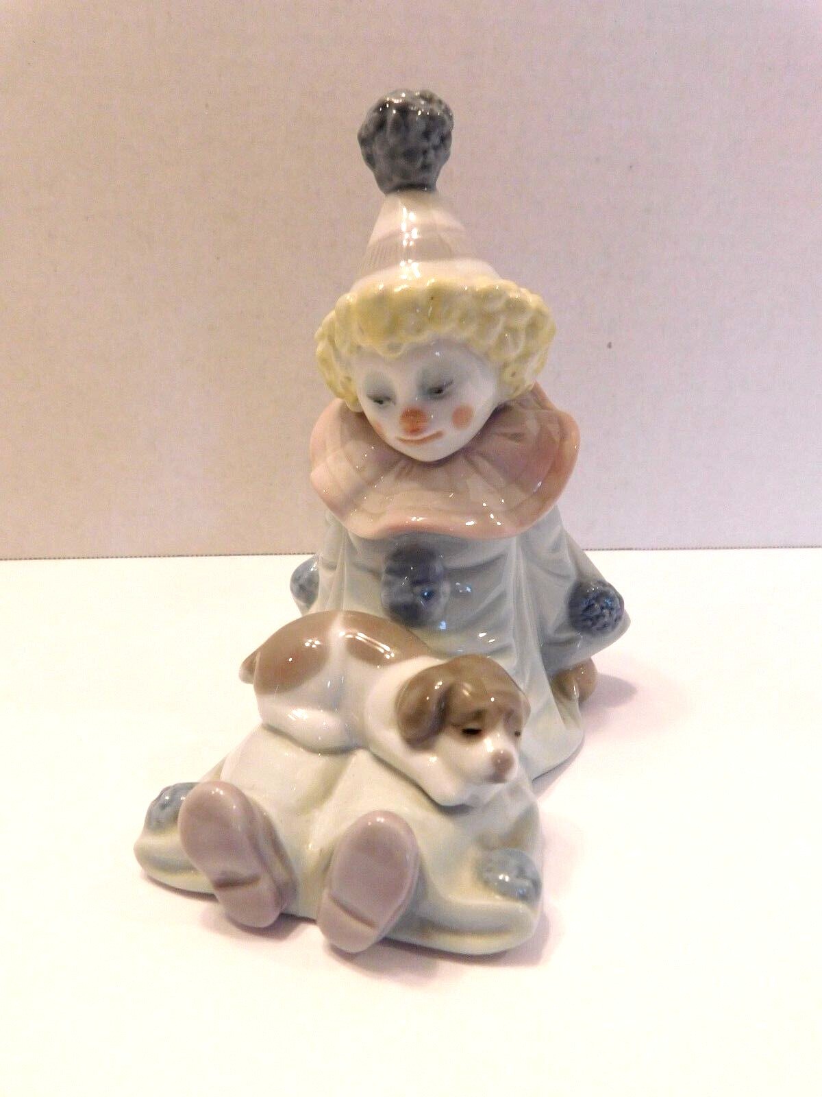 リヤドロ 30％OFF ピエロ 「子犬を持つピエロ」 #5277 希少 リヤドロ