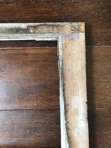 VINTAGE SASH ANTIQUE WOOD WINDOW No Glass FRAME WEDDING DISTRESSED 21” - 25”