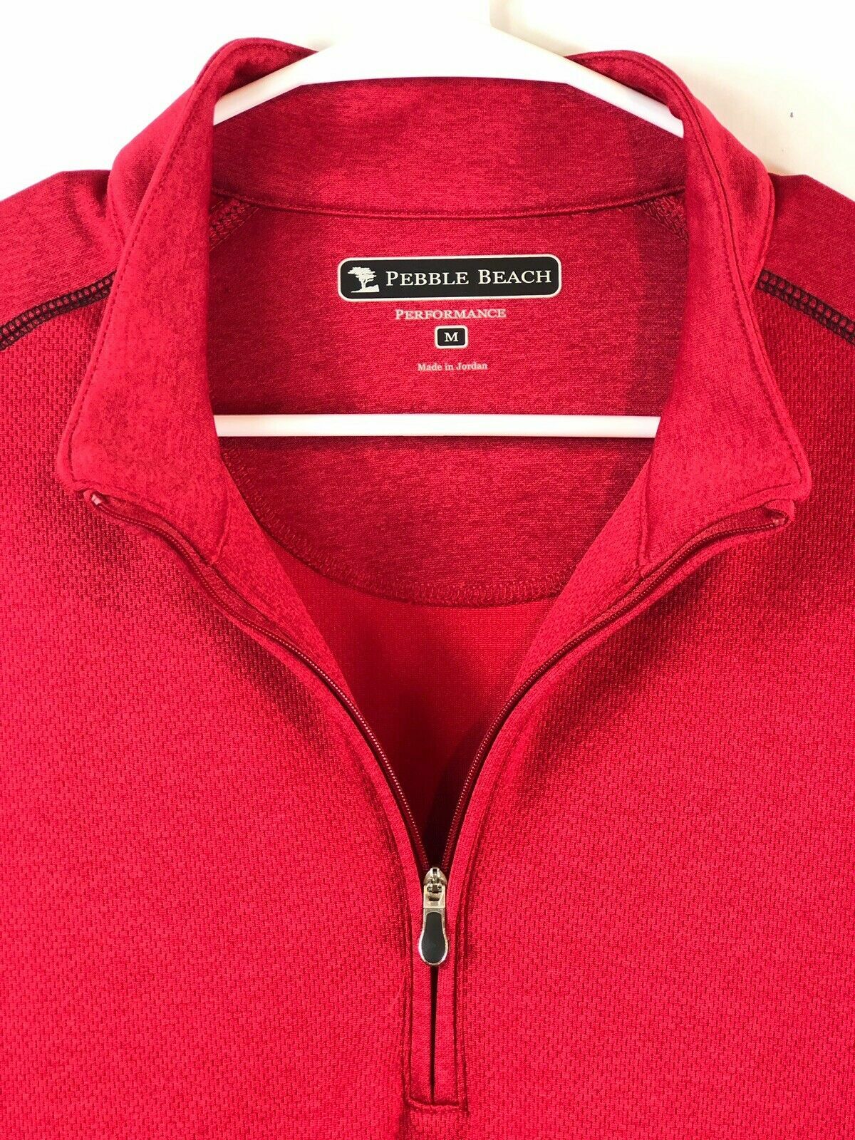 Zip Pullover Golf Long Sleeve Top Sz 