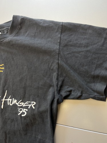 Vintage 1995 Jam Against Hunger Faded Concert Music Event Single Stitch Shirt M