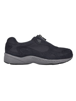 

EASY SPIRIT Женские темно-синие кожаные спортивные туфли на танкетке с логотипом, 11 м, Navy, SERHEAL