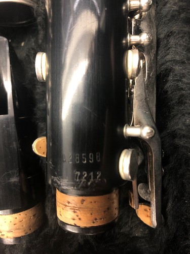 Vito Model 7212 Clarinet Hard Case with Mouthpiece USA