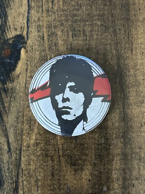 Vintage David Bowie Pin / Button,Ziggy Stardust,70 s80 s,Glam,Rock,WOW!!