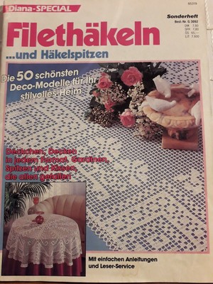 Diana Hakeln Filet Spitzen Tischdecken Deckchen Borten Gardinen