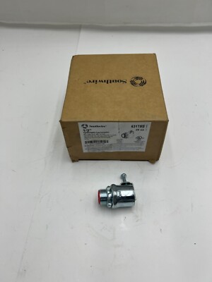 Box of 25 Southwire 631TBS Top Bite Saddle Type Connectors 1/2'' Zinc Plated