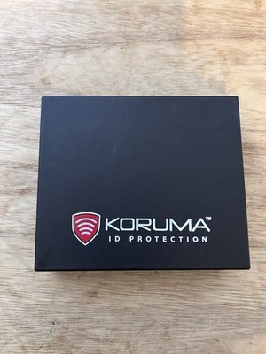 Koruma Geldbörse ID Protection Gelbeutel Rindsleder NEU für Karten und Scheine 