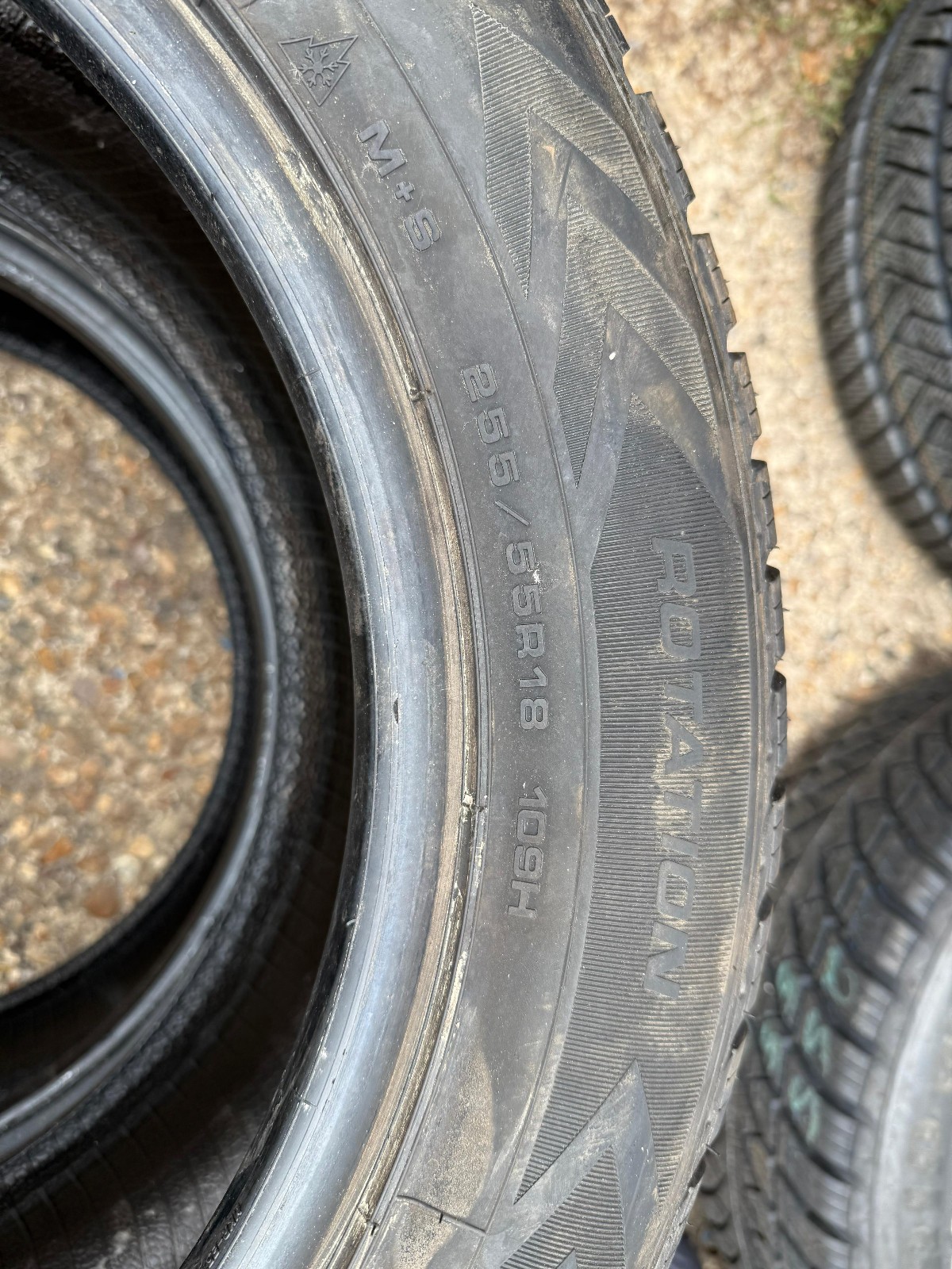 New 255 55 18 Goodyear, Winter, XL, M+S, 109H, x1 Tyre (F1_tyres) YD136