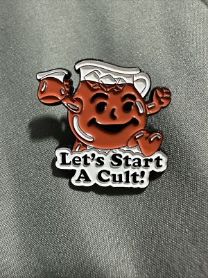 Let s Start A Cult Red Kool-Aid Pin