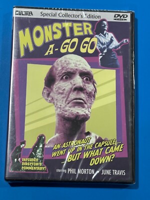 MONSTER A-GO GO (DVD) NEW/SEALED W/booklet RARE OUT OF PRINT