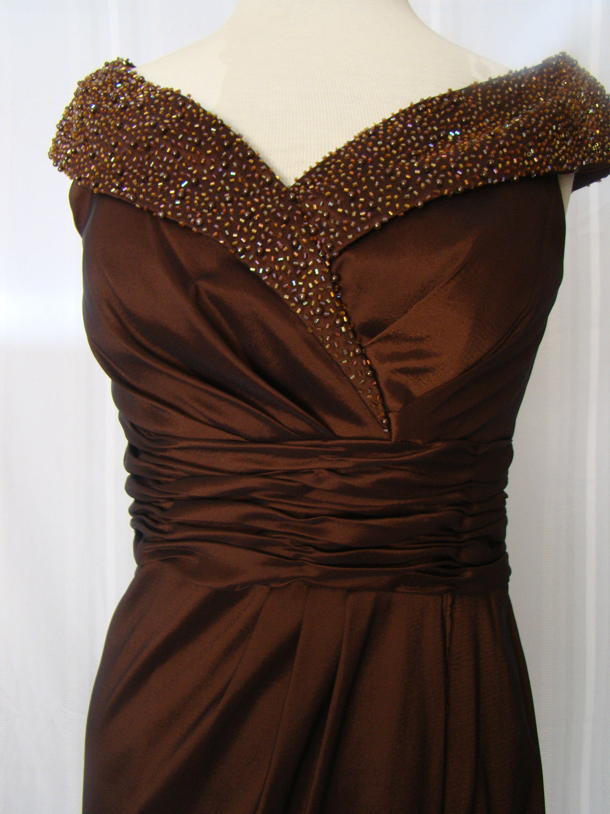 Vestido de novia Marrón