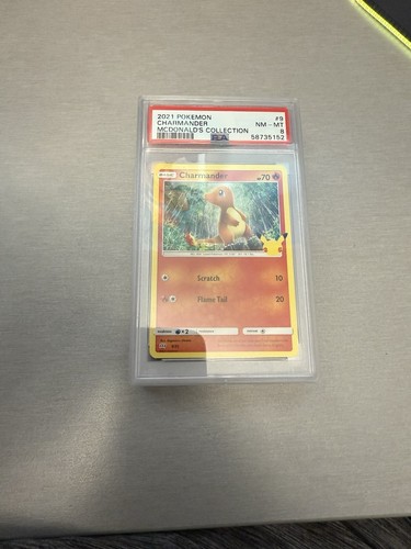 PSA (NM-MT 8) Charmander #9 - Pokemon PSA 8 NM-MT Charmander