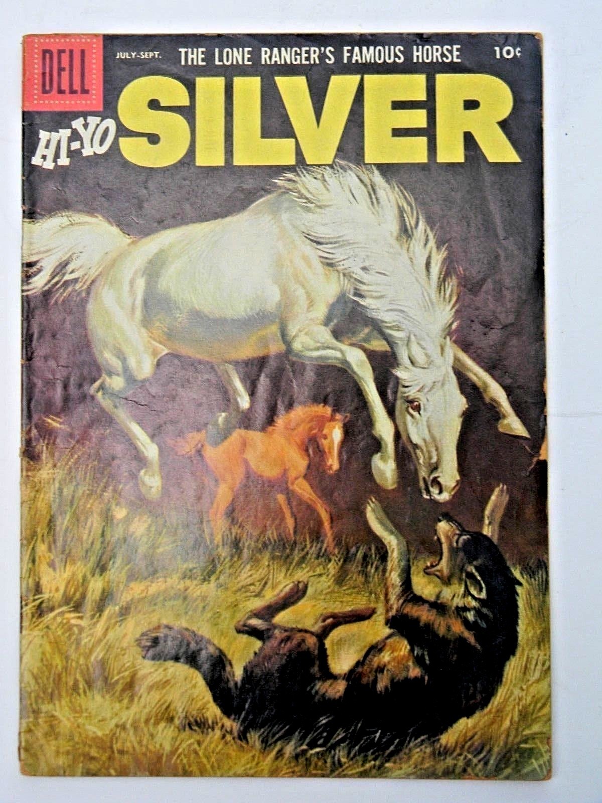 Lone Ranger's Famous Horse Hi-Yo Silver Comic Book-July/Sept. 1956 Vol. 1, #19