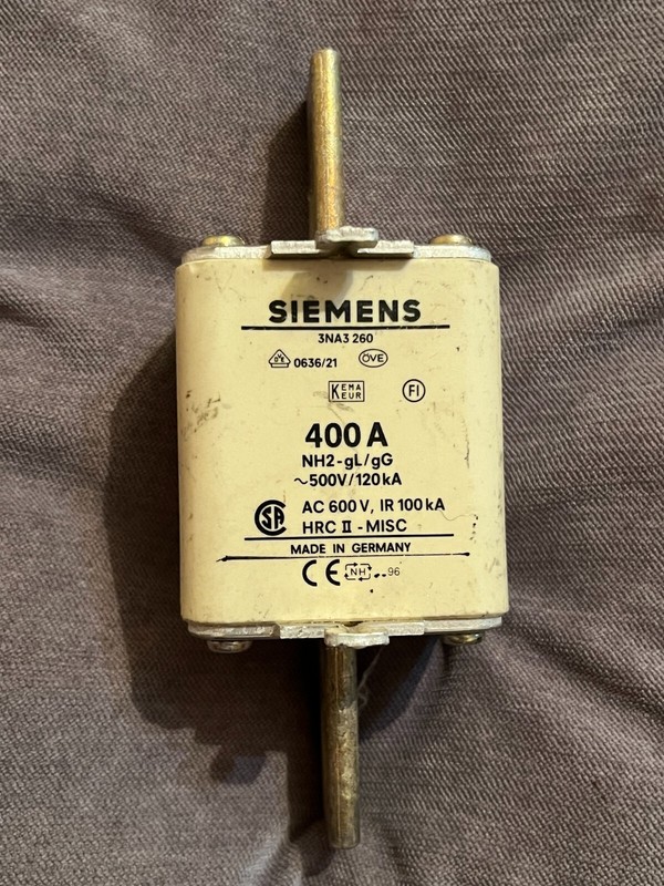 Fusible Siemens 3 Na3 260 400a 500v