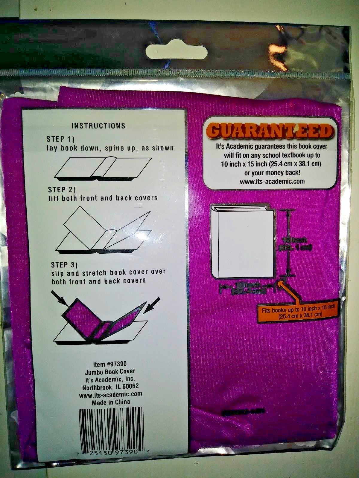 Premium Edition Jumbo Book Cover XXL purple