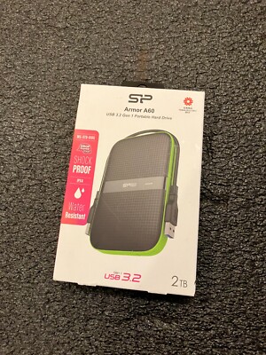 Silicon Power Armor A60 2TB Rugged Portable External Hard Drive