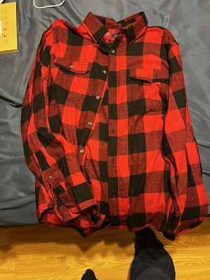 George XL (46-48) Men s Long Sleeve Plaid Shirt