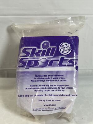 2008 Burger Kid's Meal Toy Skill Sports Miniature Table Hockey Game Sealed!