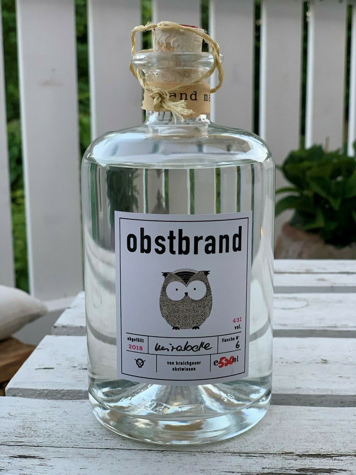 Obstbauer: Mirabellen Brand / 43% Vol. / 0,5 Liter - Flasche