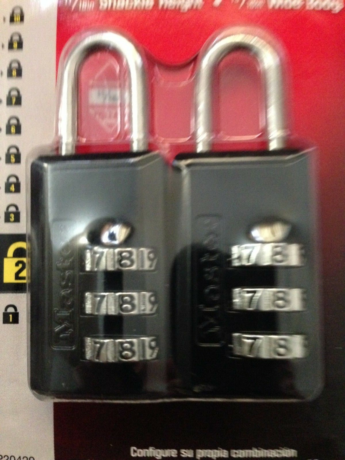 Masterlock General Security™ 2 Combination Padlocks Model # 646T