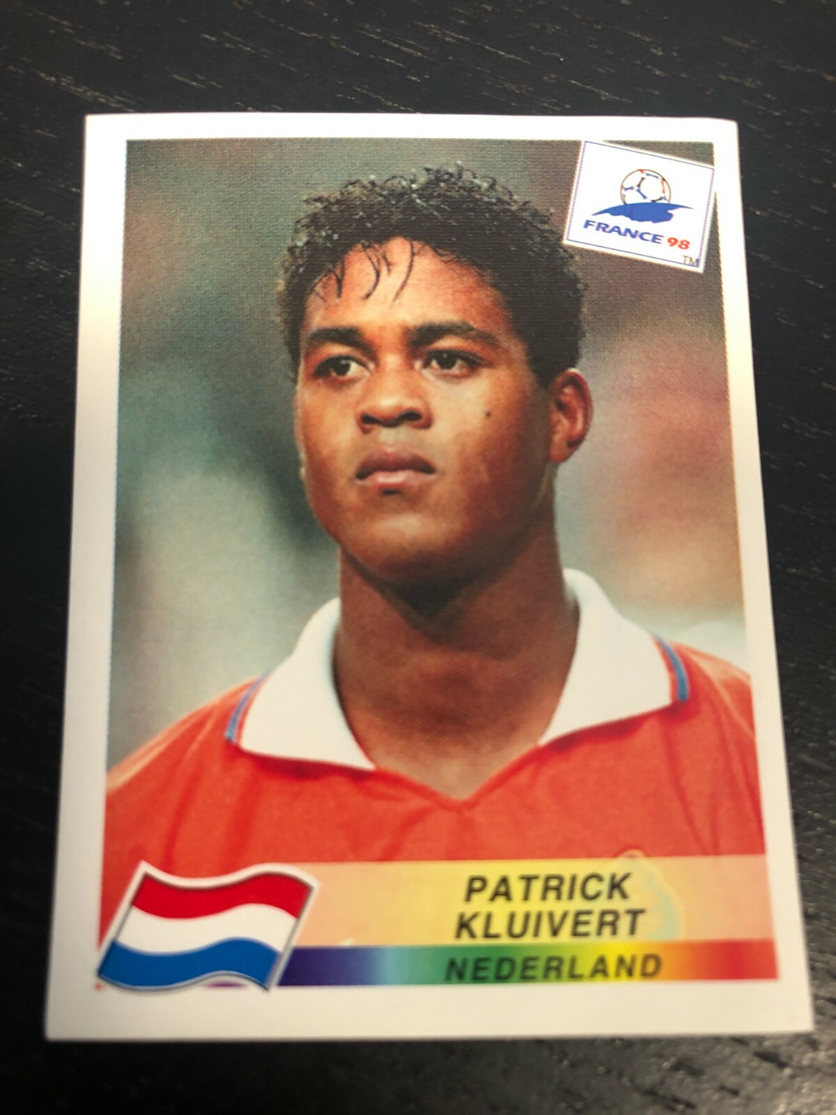 KLUIVERT Sticker WORLD CUP FRANCE 98 PANINI #313 NEAR MINT
