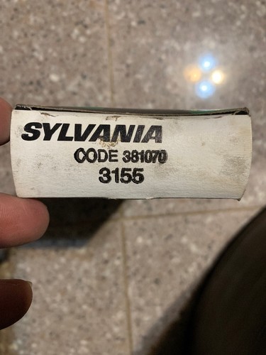 Box Of 10 General Electric Sylvania 3155 Miniature Lamps Light Bulbs