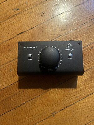 Behringer Monitor1 Black Premium Passive Stereo Monitor & Volume Controller