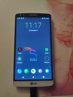 Rooted LG G3 Kali Linux Nethunter Pentest Device