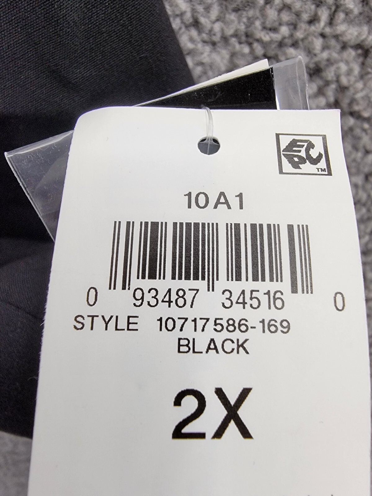 Bar III Trendy Plus Size Open-Front Blazer Women's 2X Black Flap Pockets L/S - Picture 18 of 18