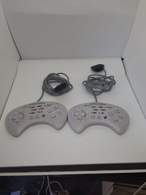 2 × Super Nintendo SNES - HONEY BEE SF-3 CONTROLLER Tested And Working GC PAIR