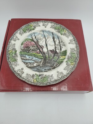 NEW Johnson Brothers ''THE FRIENDLY VILLAGE'' Salad Plate 7 3/4''