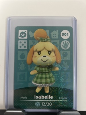 Isabelle # 301 Animal Crossing Amiibo Card Series 4 MINT NEVER SCANNED!