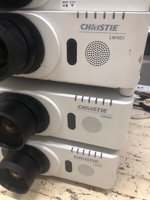 Christie LW401 LCD Video Projector 4000 Lumens TESTED WORKING