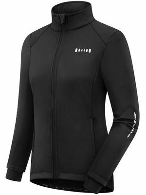 Buy qualidyne Women's Thermal Cycling Jacket Windproof Fleece Lined Softshell