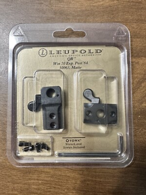 Leupold QR Winchester 70 Exp Post 64 Matte Quick Release QR 2pc Scope Base 50063