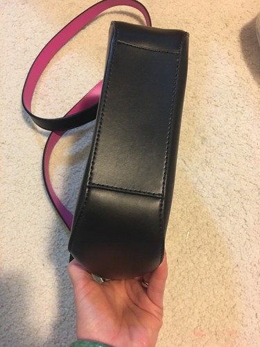 Kate Spade New Bond Street Doreen Black Leather Cross Body Bag MSRP $398  NWT