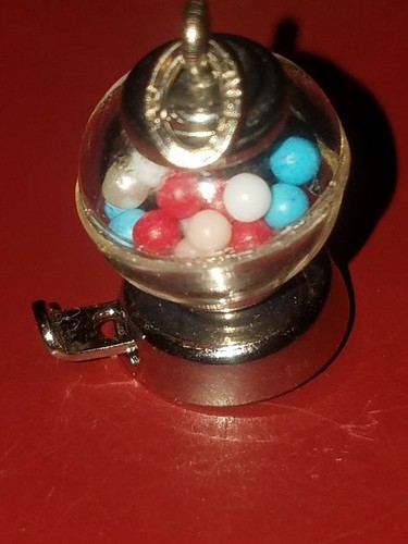 Vintage BEAU Sterling Gumball Machine charm, RARE