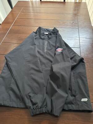 Mens Reebok NFL Network Jacket 100% Authentic Black Water Resistant